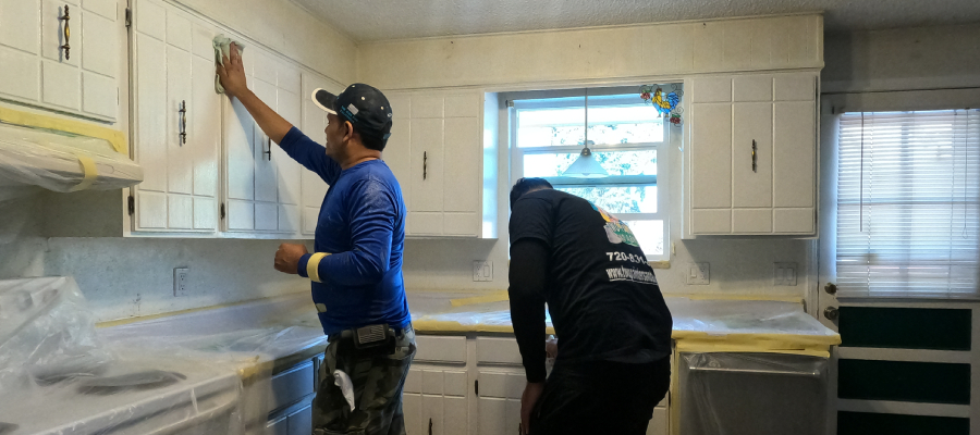 kitchen cabinet painting Denver CO