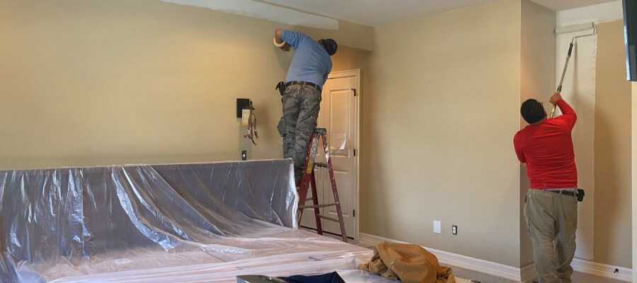 painting bedroom